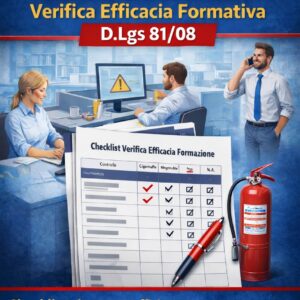 checklist verifica formazione sicurezza ufficio vdt